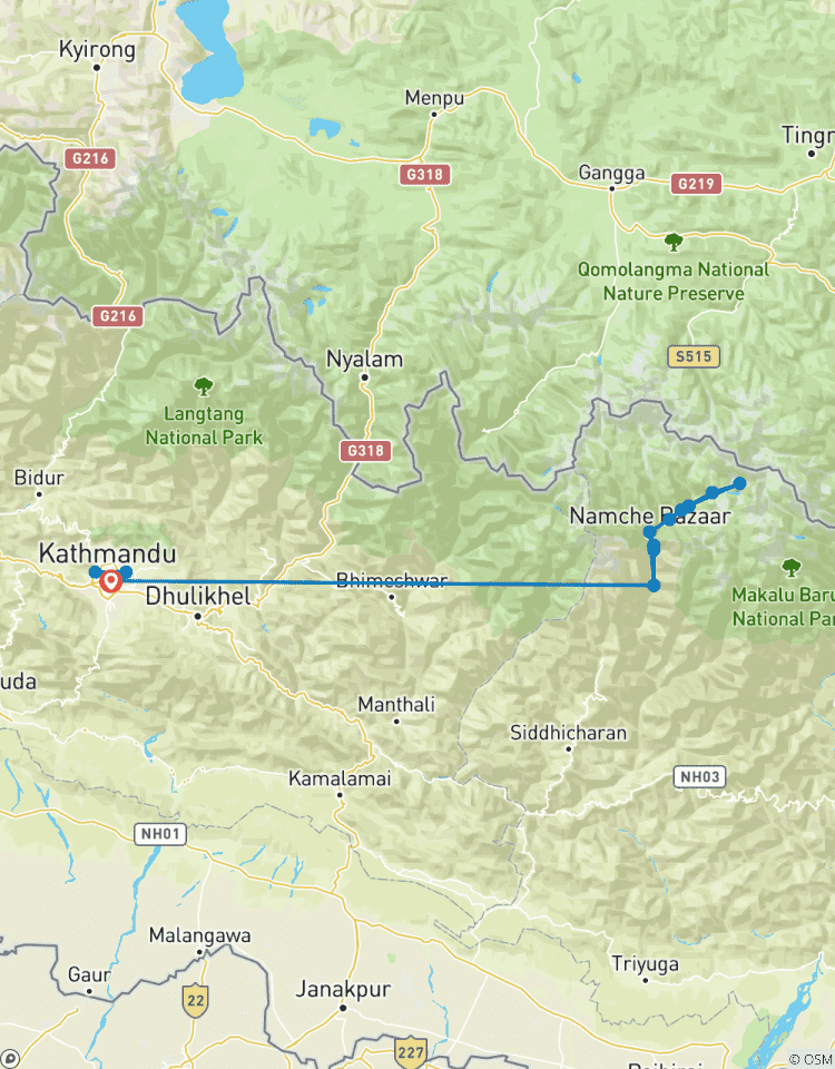 Besteigung des Island Peak Rundreise