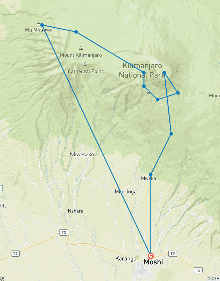 Ascension du Kilimandjaro par la route de Lemosho 10 jours*Tous les hébergements et transferts aéroport compris* circuit