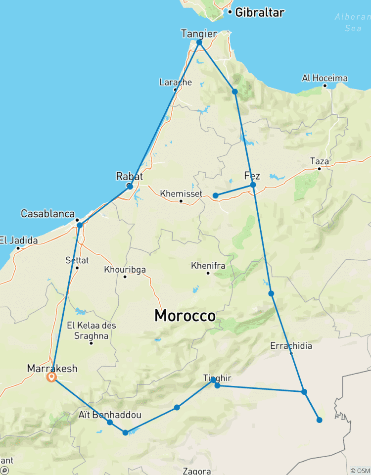 Immersion totale au Maroc, tour privé circuit