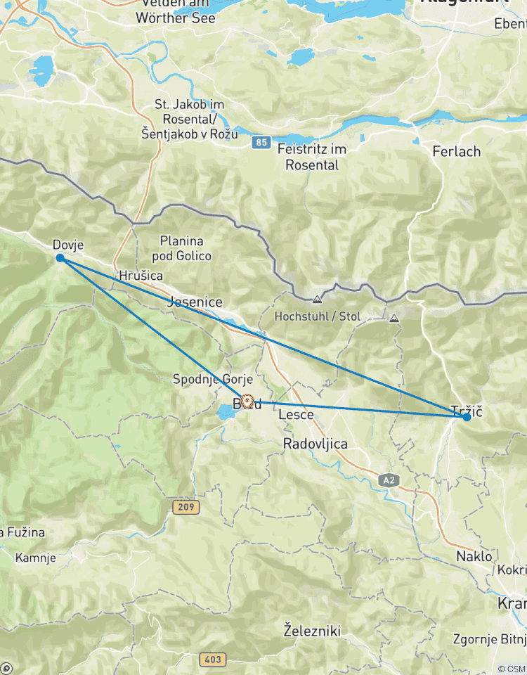 Marche dans les majestueuses montagnes Karavanke - Slovénie circuit