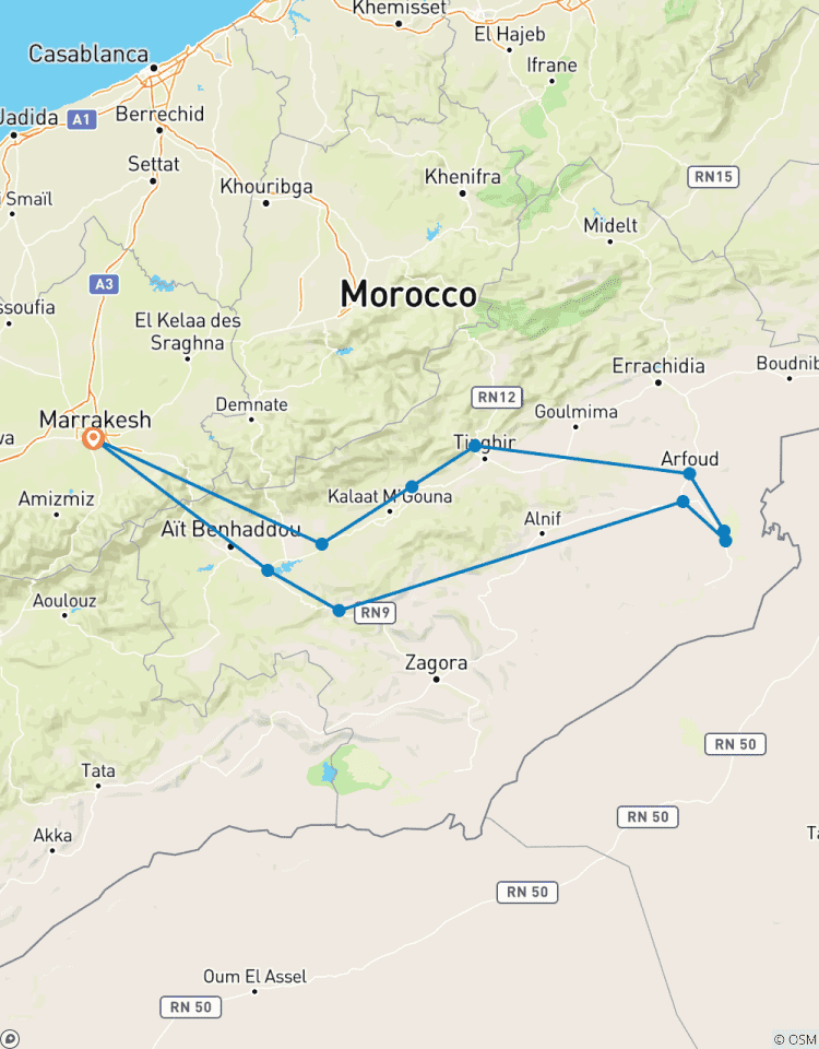 Unberührte Sahara und Sternschnuppenerlebnis - 5 Tage Rundreise