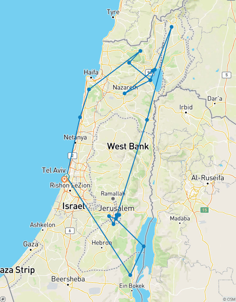 8 Days Highlights of Israel Tour
