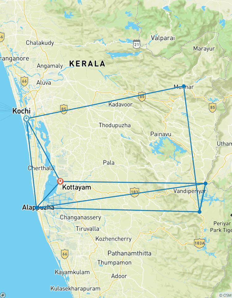 Le meilleur du Kerala circuit
