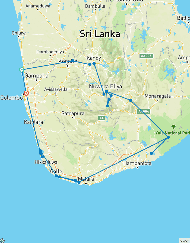 Zugreise Sri Lanka für Liebhaber (11 Tage) Rundreise