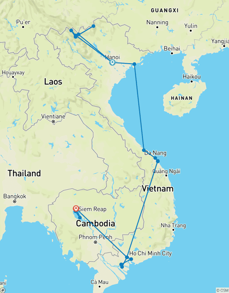 Het beste van Vietnam en Cambodja in 16 dagen-rondreis