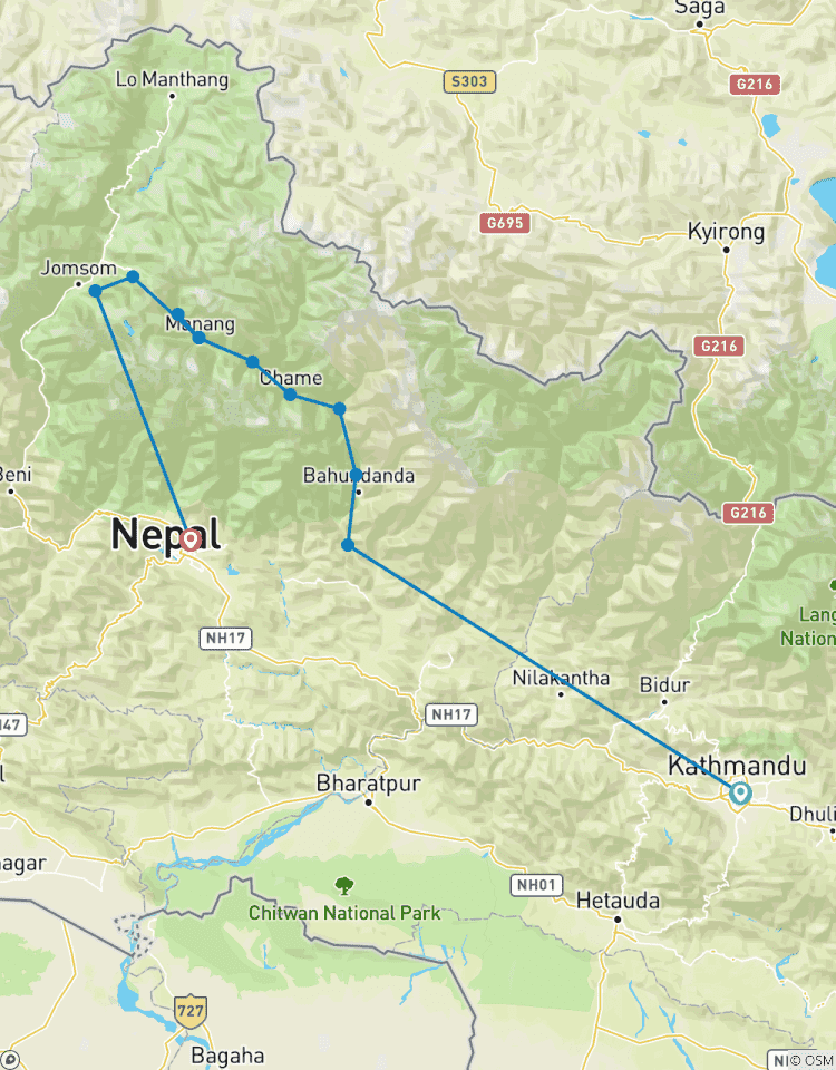 Annapurna Circuit Trekking Tour - 12 Tage Rundreise