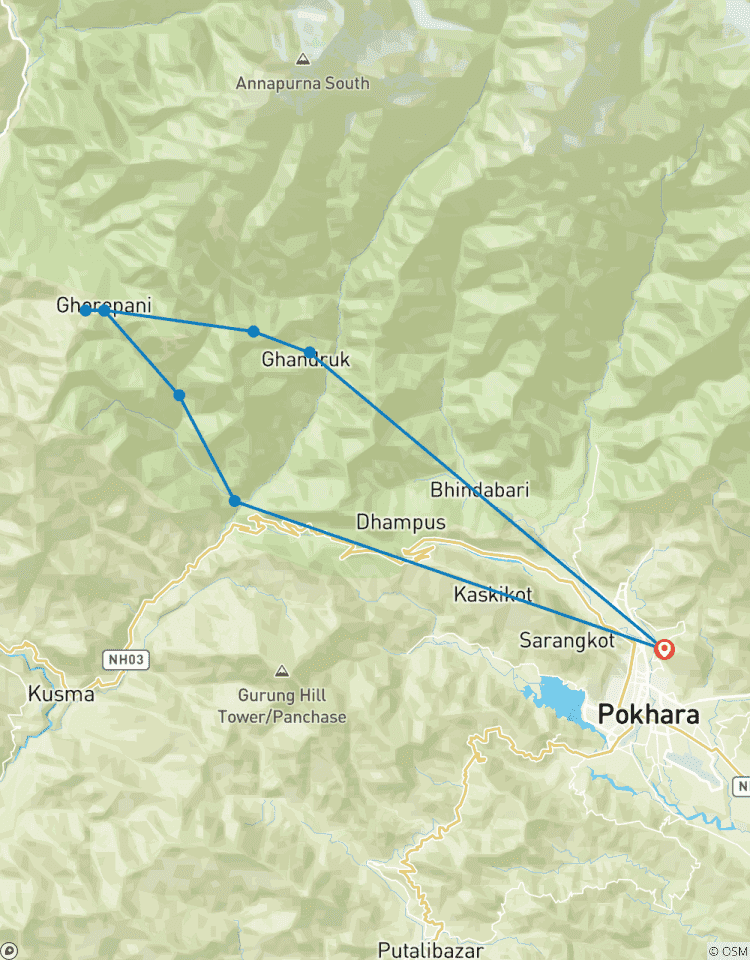 Circuito Senderismo Ghorepani Poon Hill
