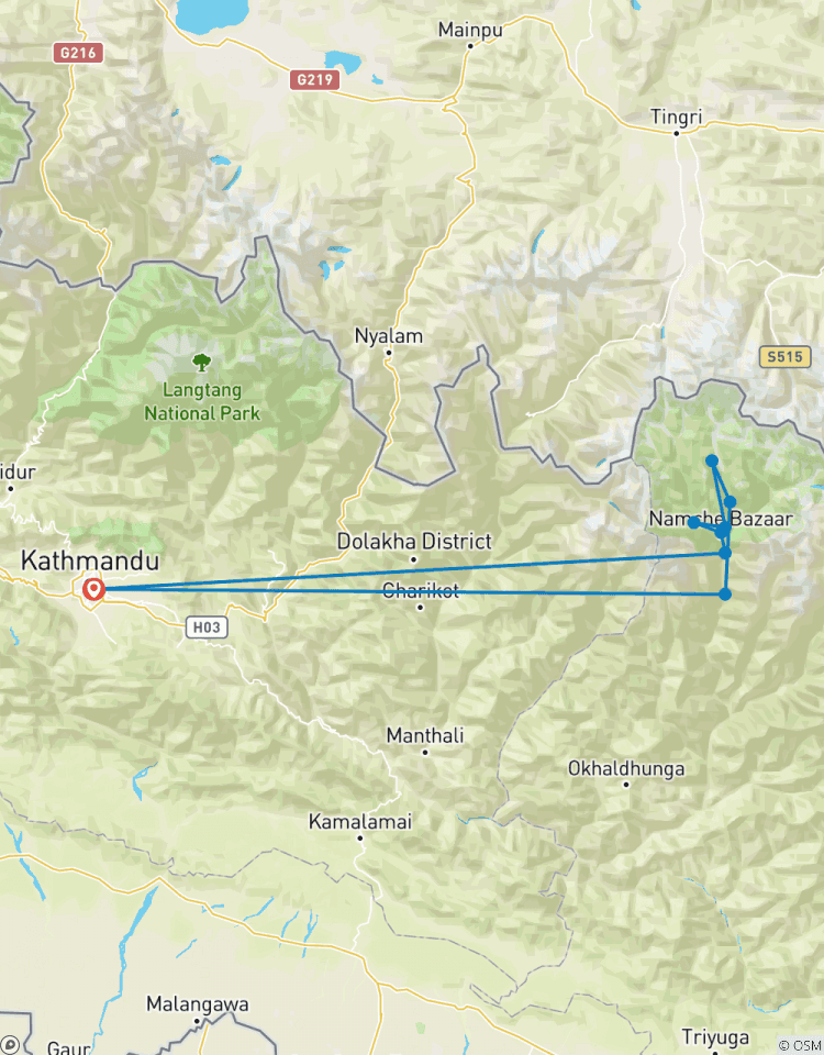 Gokyo Valley Trek Rundreise
