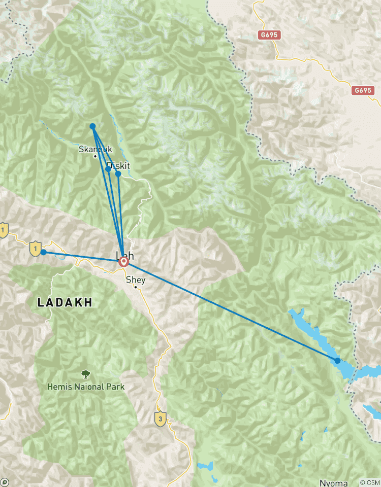 Circuito El mejor circuito de 7 días a Leh Ladakh