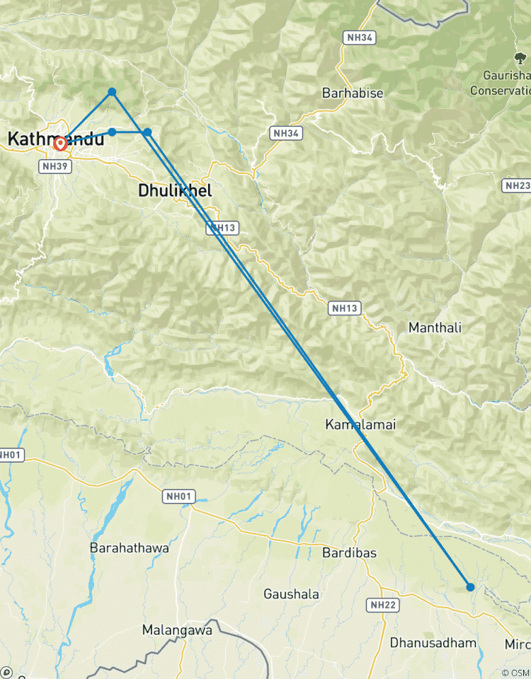 Circuito Senderismo local Cerca de Katmandú - Chisapani Nagarkot
