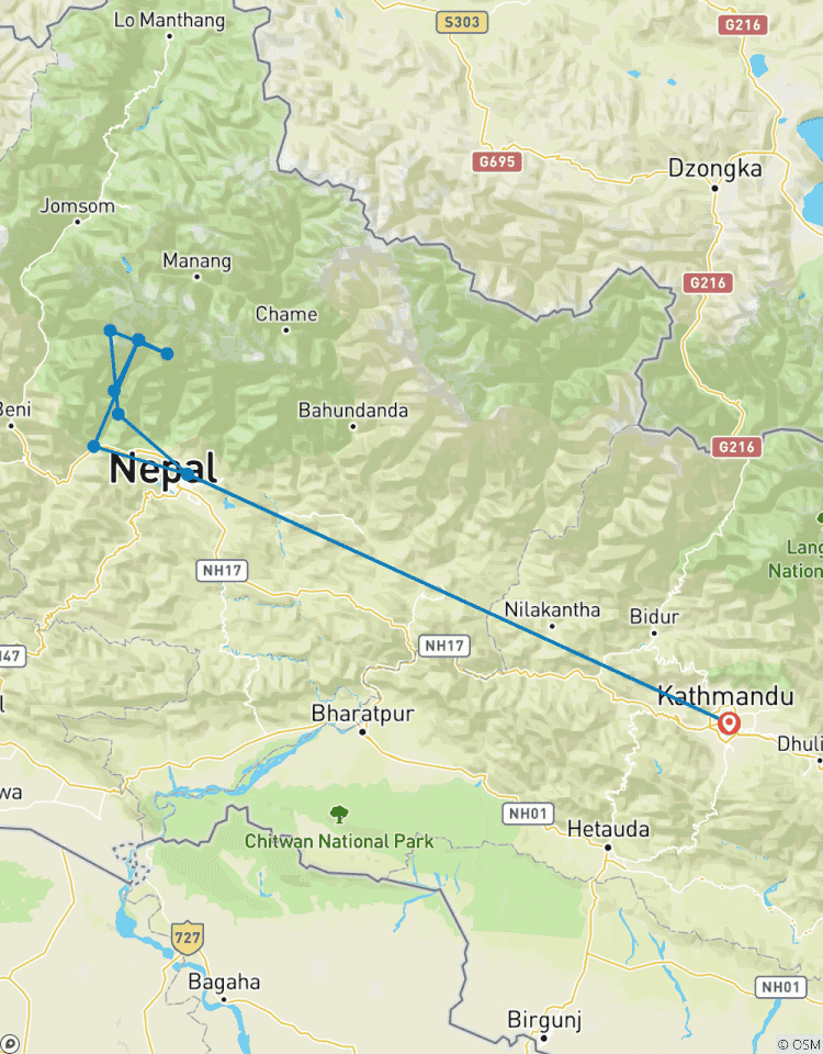 Annapurna Sanctuary Trek (für Anfänger und ältere Reisende) Rundreise
