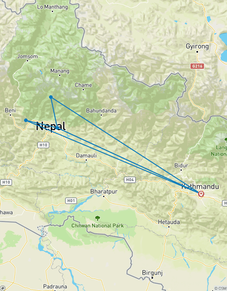 Mardi Himal Trekking - 13 dagen-rondreis