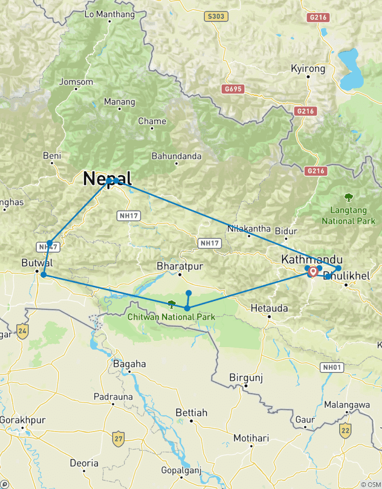Tour du Népal circuit