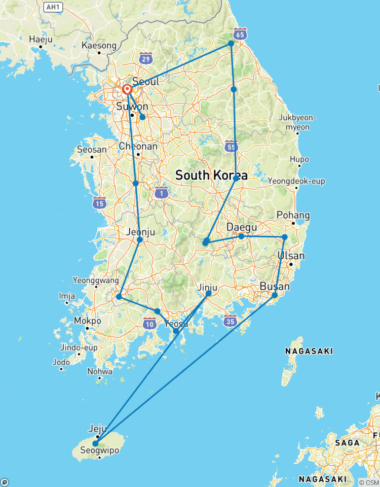 Das Beste aus Korea mit Seoul Rundreise