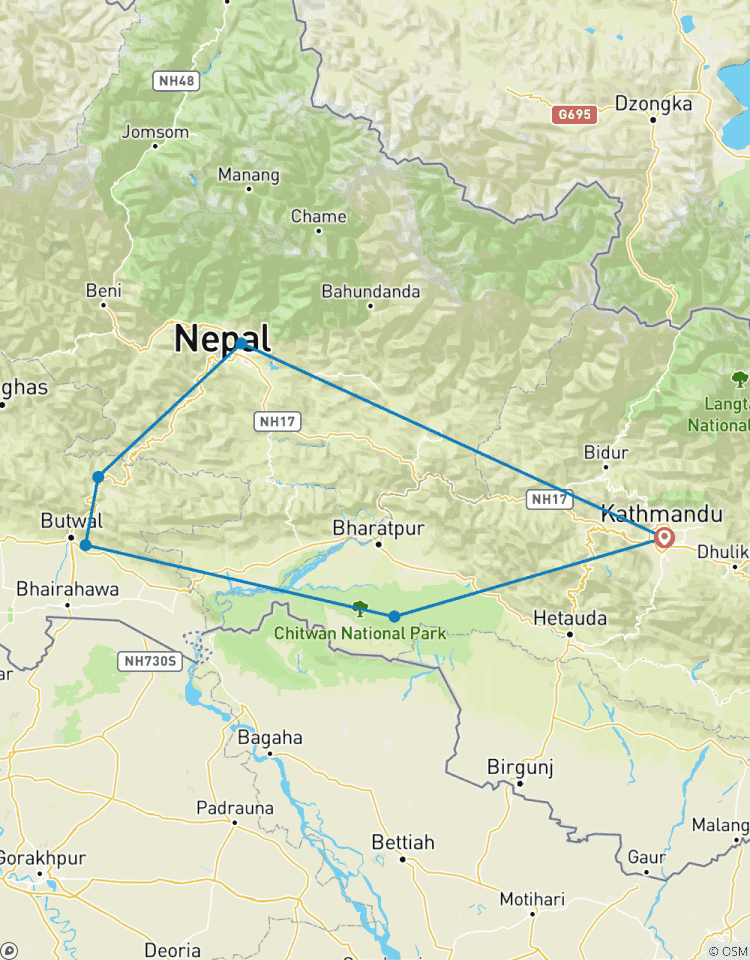 Circuito Viaje en moto por Nepal -7 días