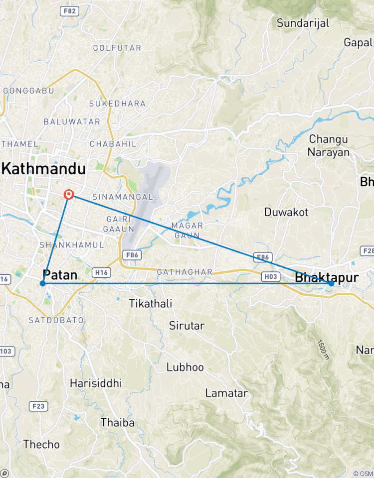 Tagesausflug Bhaktapur und Patan Durbar Square Rundreise
