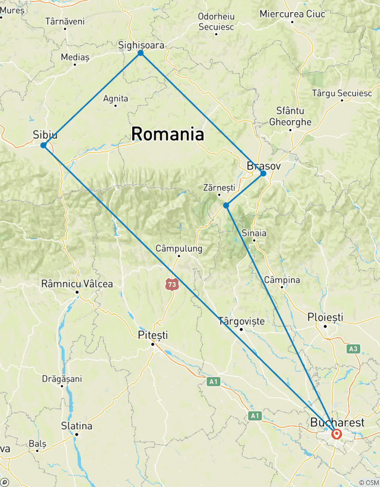 Two days getaway trip to Brasov, Sighisoara & Sibiu from Bucharest Tour