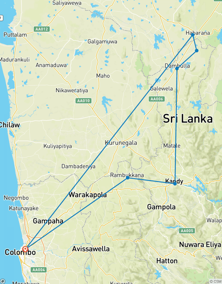 3-Day Glimpse of Sri Lanka Private Tour Tour