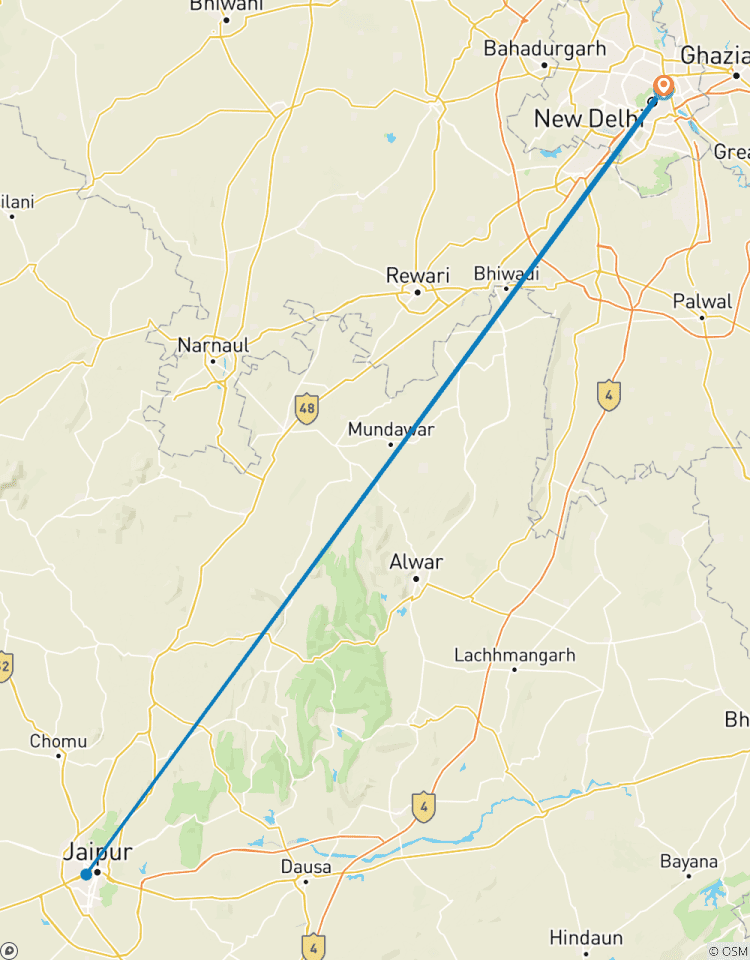 Circuito Desde Delhi: Circuito Privado de 2 Días a Agra y Jaipur