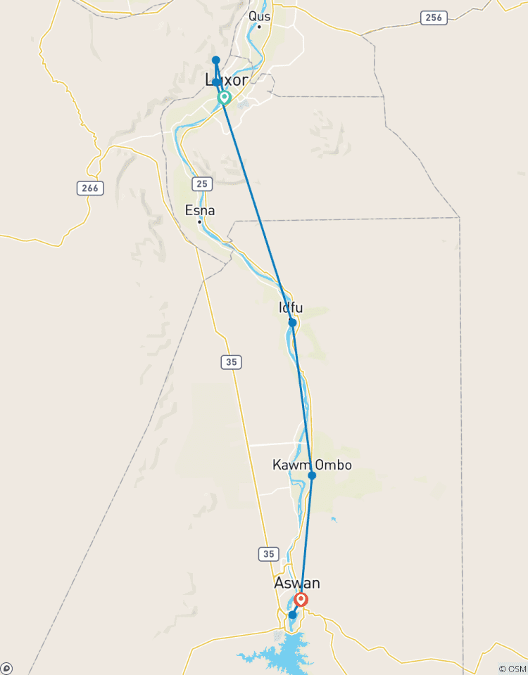 Circuito 5 Días de Aventura en Crucero por el Nilo de Luxor a Asuán