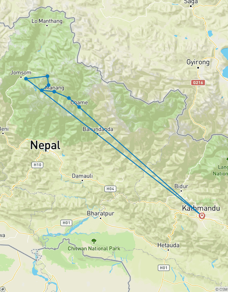 Annapurna Circuit Trekking Tour Rundreise