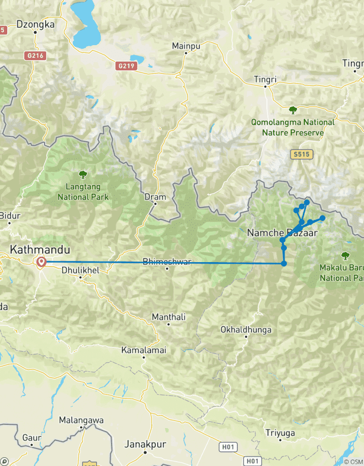 Inselgipfel-Trek Rundreise