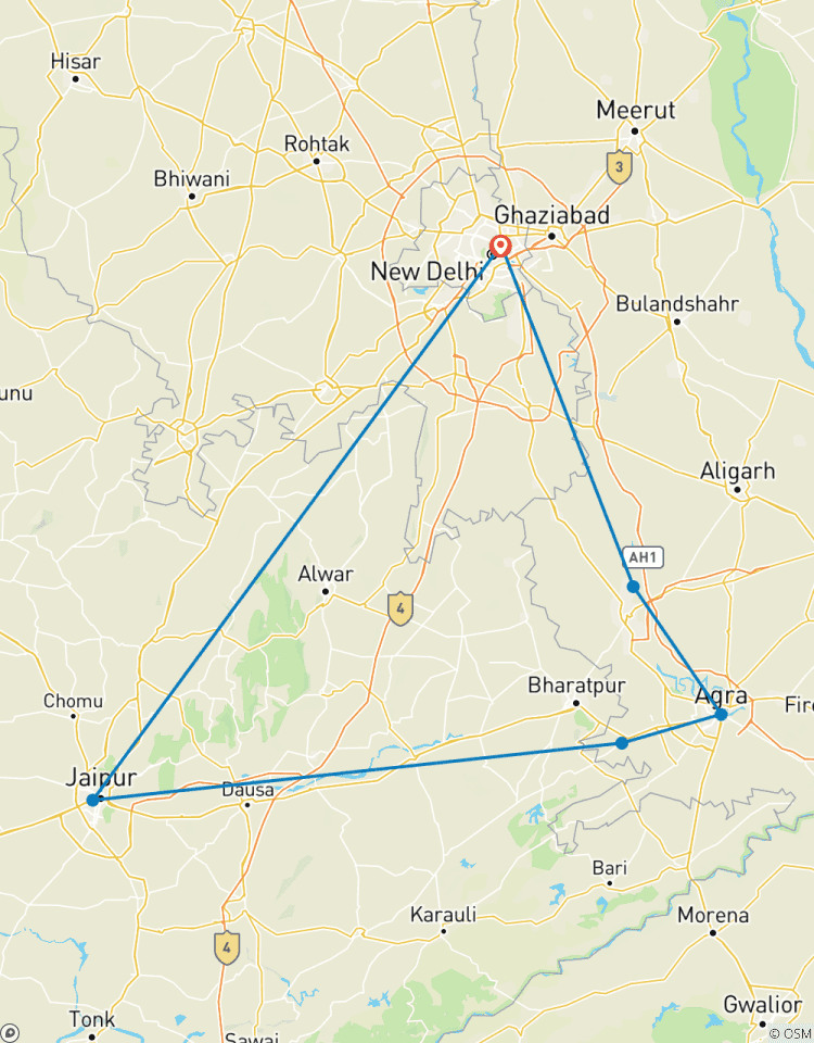 Indias Goldenes Dreieck Rundreise Rundreise