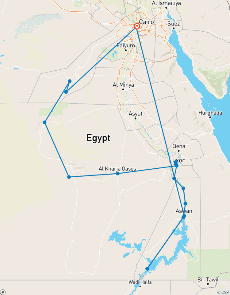 Circuito 12 Días por el Egipto Eterno: Pirámides, Templos y Sueños del Desierto