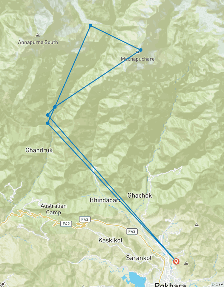 Circuito Excursión al campamento base del Annapurna