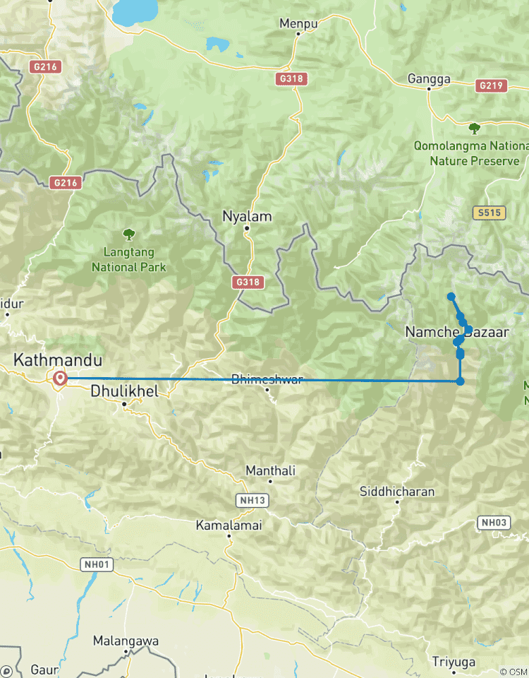 Trekking Everest Gokyo circuit