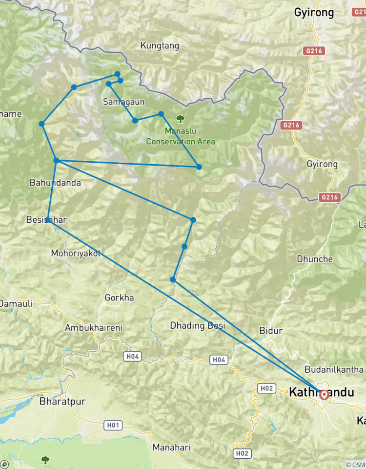 Circuit du Manaslu circuit