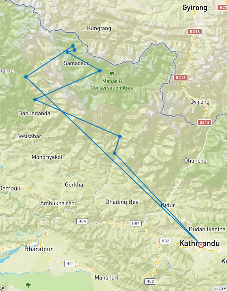 Circuit Manaslu circuit
