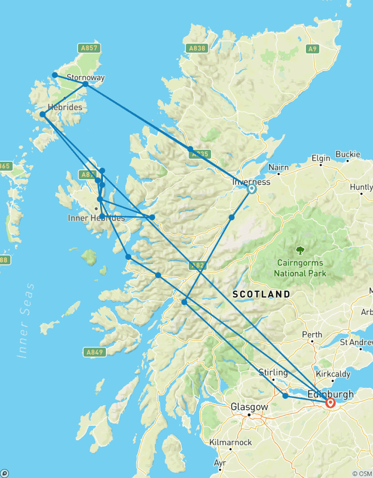 Circuito Excursión de 6 días a la Isla de Skye y las Hébridas Exteriores