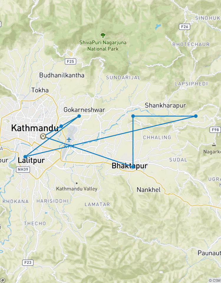 Circuit à Katmandou et Nagarkot circuit