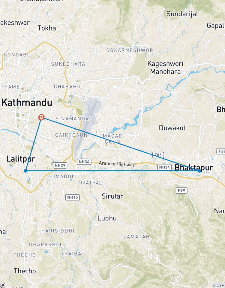 Patan & Bhaktapur Tagestour Rundreise