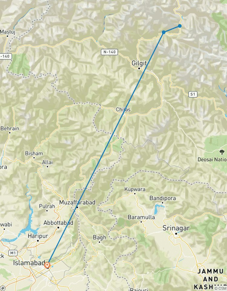 Circuito Circuito de 10 días por el Valle de Hunza y los cerezos florecidos Pakistán