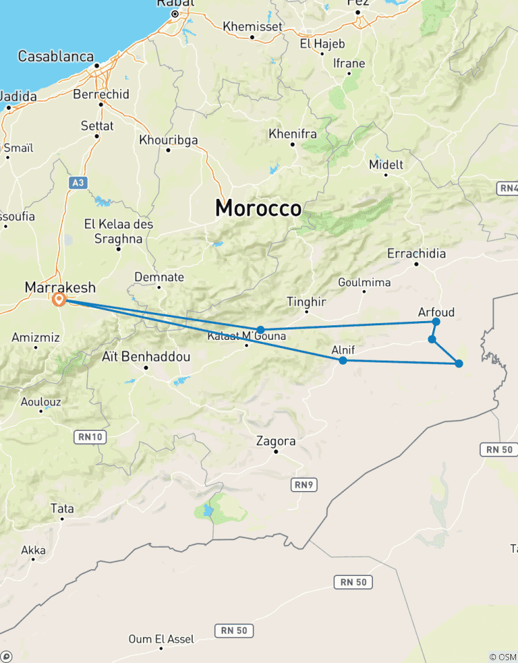 3 Days Sahara Desert Tour from Marrakech Tour