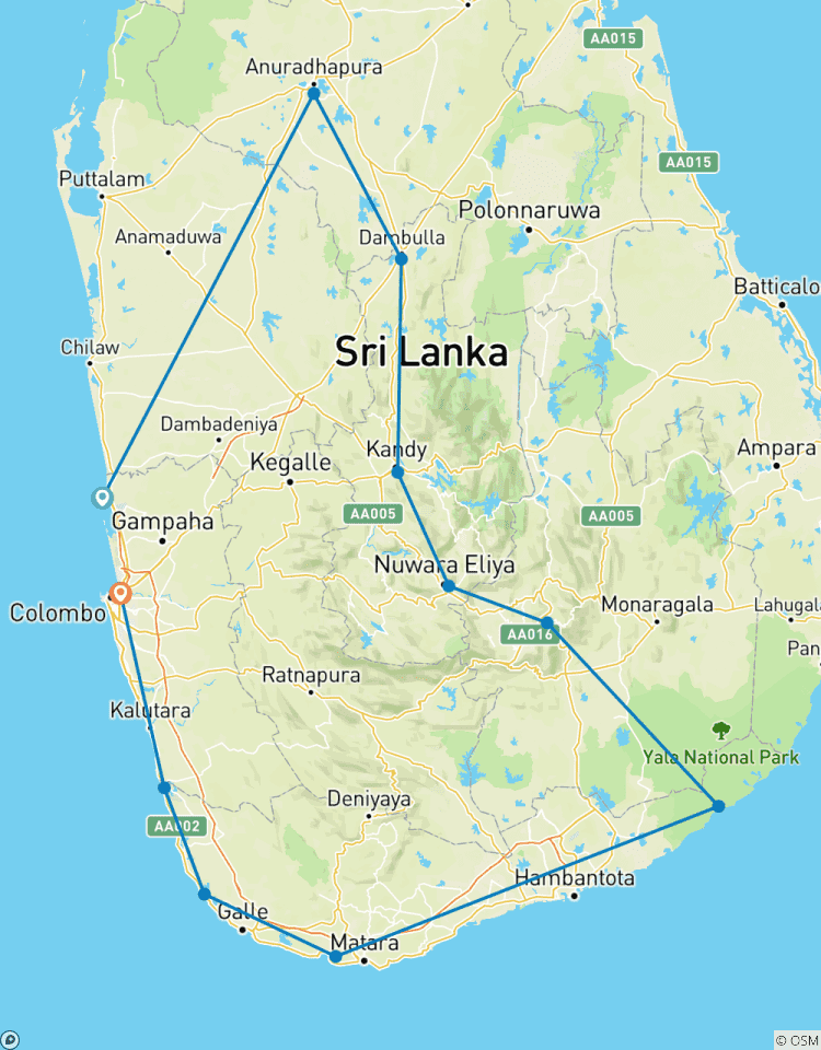 Best Touch Of Sri Lanka Tour