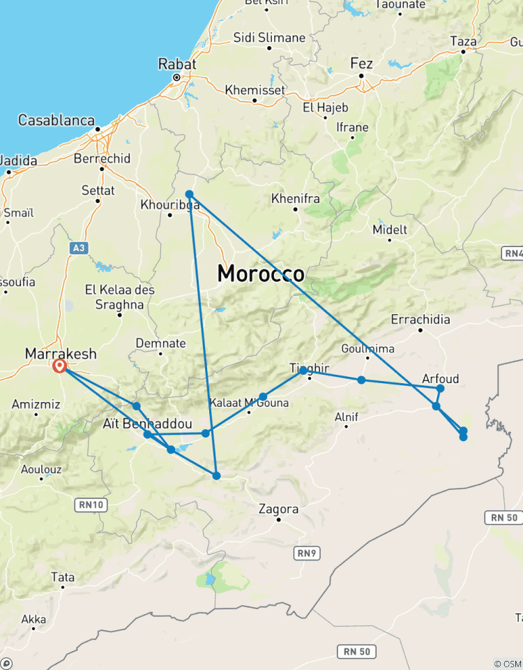 4 Days Luxury Tour From Marrakech To Merzouga Tour