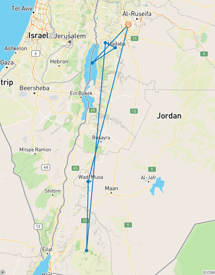 Circuito Viaje corto a Petra