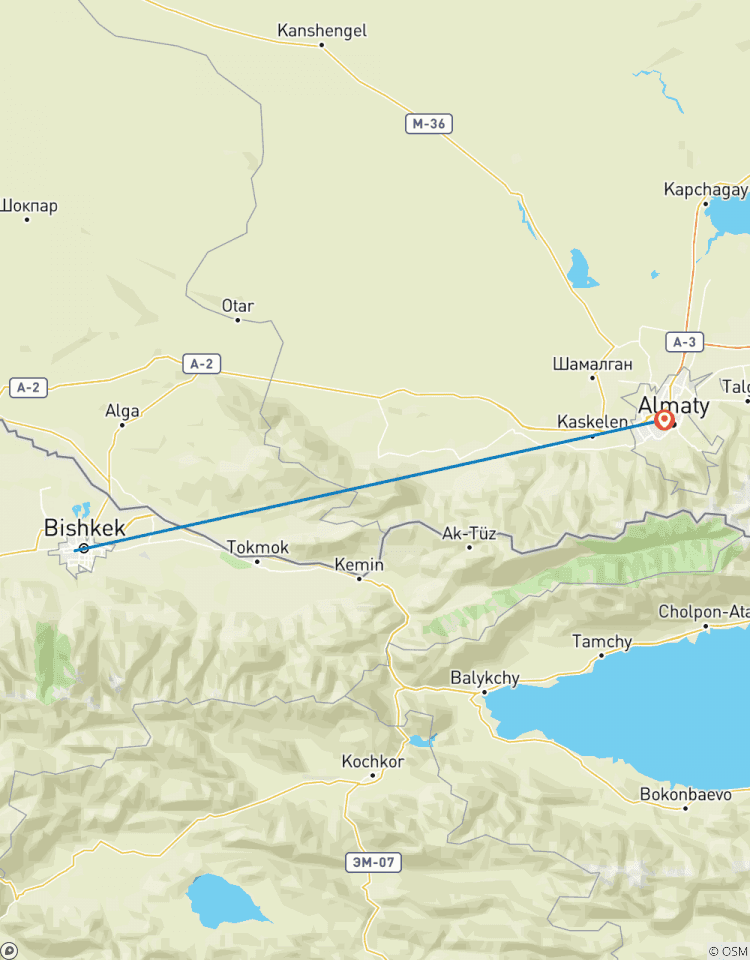 Kirgisistan und Kasachstan Rundreise - 12 Tage Rundreise