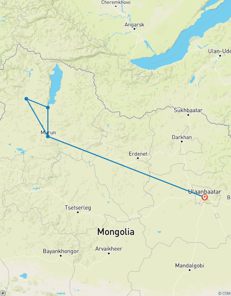 Mongolische Taiga: Khuvsgul See und Tsaatan-Völker Rundreise