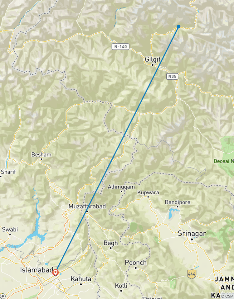 Klettern am Yazghil Sar 5964m (14 Tage) Rundreise