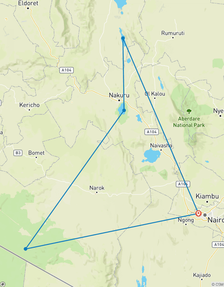 5 Dagen Meren Bogoria, Nakuru & Masai Mara Luxe-rondreis