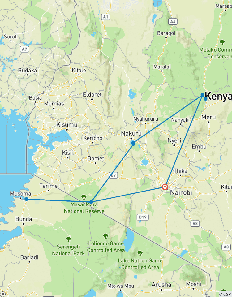Best of Kenya Luxury 8 Days Safari - en anglais circuit
