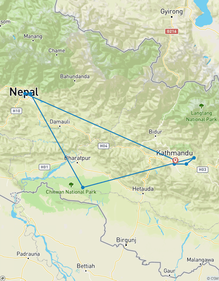 Voyage de noces au Népal circuit