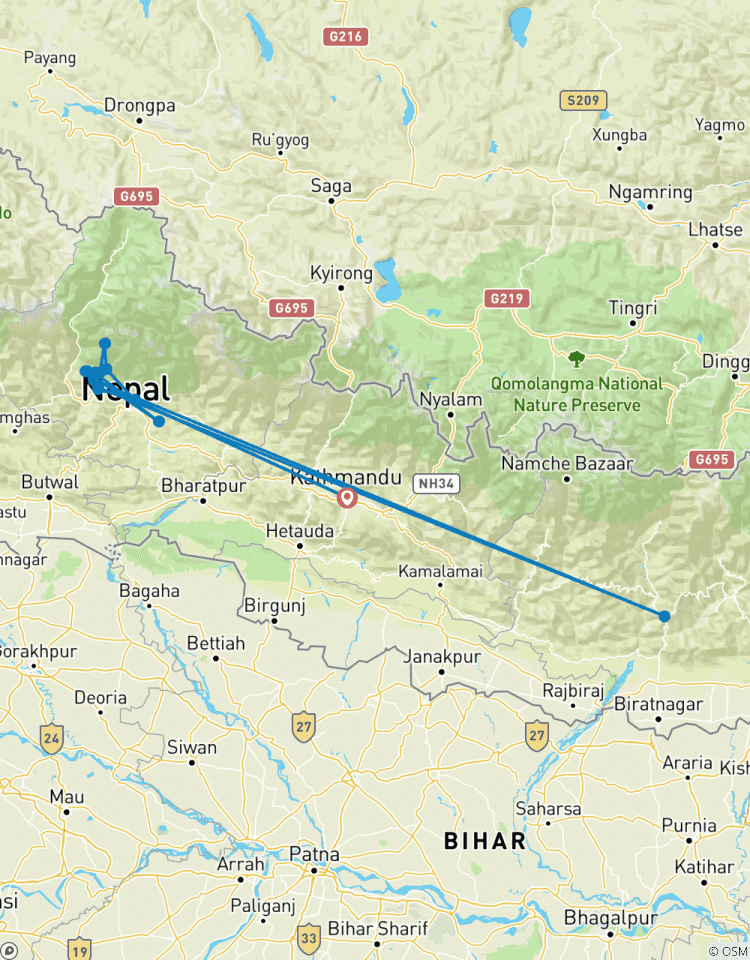 Ghorepani Poon Hill Trekking Tour Rundreise