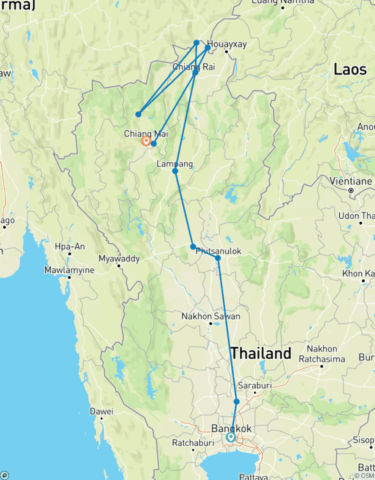 Culture et patrimoine de la Thaïlande - 6 jours circuit