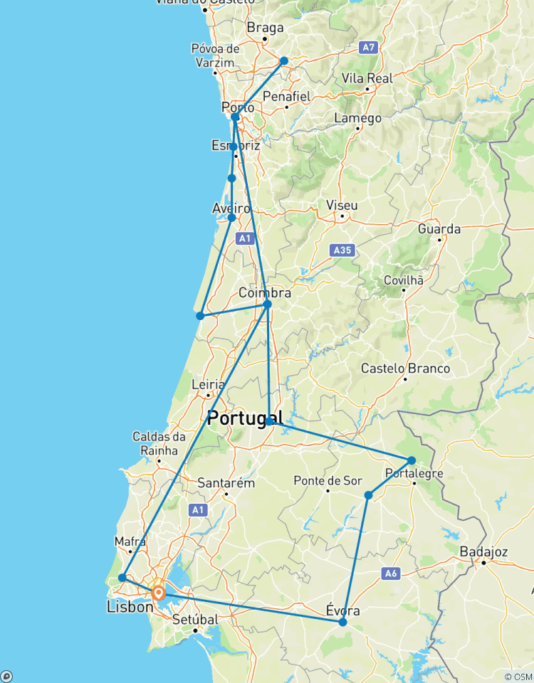 Portugal Discovery, Self-drive Tour