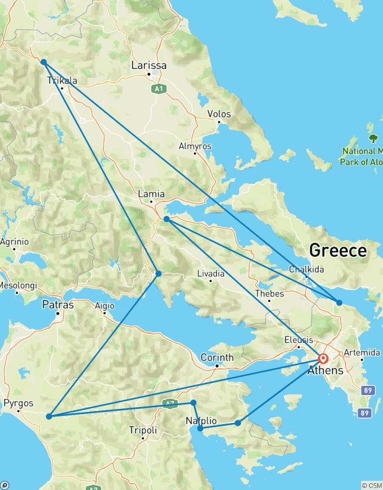 Grèce classique circuit